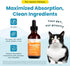 100% Natural Liquid Glucosamine Chondroitin with MSM – Hip & Joint Supplement for Senior Cats, 2 Oz