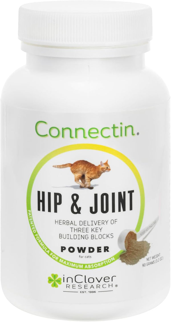 InClover Connectin Natural Hip & Joint Supplement for Dogs, 3oz Powder with Glucosamine & Chondroitin