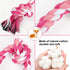 Dog Rope Toys - 3 Knots Chew Rope Toy for Medium and Small Dogs, Natural Cotton for Tug of War and Teeth Cleaning (Pink)