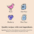 Bocce's Bakery Quack, Quack, Quack Training Treats for Dogs, 6 oz Wheat-Free Duck & Blueberry, All-Natural