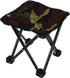 INOOMP Portable Folding Fishing Stool Camp Chair Camouflage Small Foldable Outdoor Seat