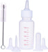 DoubleWood Pet Nursing Bottle Kits with Replacement Nipple for Newborn Kittens, Puppies, Rabbits