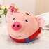 Panup Active Moving Pet Plush Toy - Cute Squeaky Pig Dog Toy, Talking and Singing Plush for Small Dogs, Red