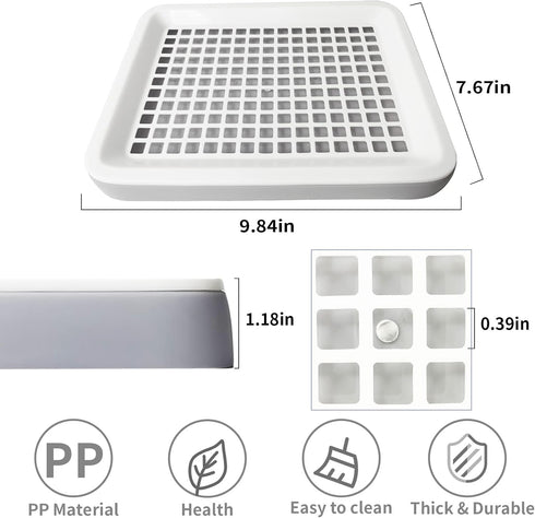 Chinchilla Chinchilla Fhiny Guinea Pig Litter Box, Small Pet Potty Training Bedding Litter Pan with Disposable Cage