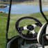 RASTP Golf Cart Steering Wheel 12.6”/320mm for Club Car DS, Club Car Precedent, EZGO, Yamaha Golf Carts, Black