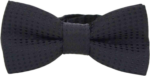 Dog or Cat Small Collar Bow Tie, Adjustable Puppy or Kitten Medium Neck Bowtie for Easter Wedding Birthday Gift (Black