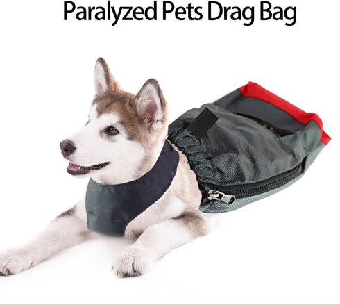 Paralyzed Pets Drag Bag, Durable Oxford Drag Bags for Paralyzed Dogs, Comfortable Tow Bag for Walking and Protection