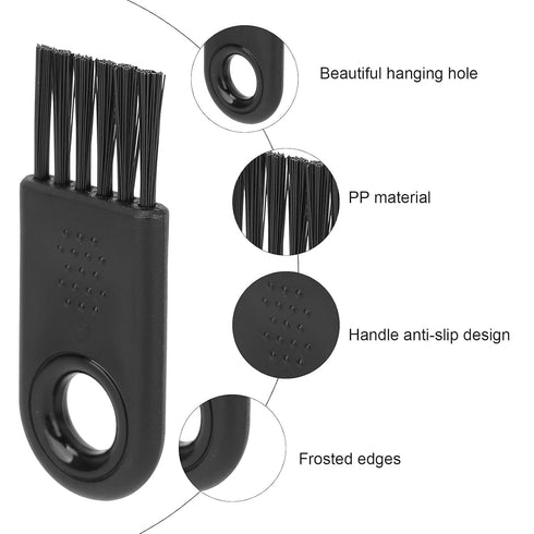 LZKW 6Pcs Shaver Cleaning Brush, Nylon Hair Durable Stable Electric Shaver Cleaning Brush Wearable for Household