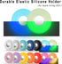 Airtag Holder for Dog Collar - Cibaabo Silicone Air Tag Case Cover for 0.8-1.2inch Cat Pet Collar