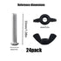12 Pcs M6 Pet Carrier Fasteners, Stainless Steel Replacement Bolts for Plastic Pet Carrier Dog Kennel Hardware Kit Cat Cage Carrier Parts