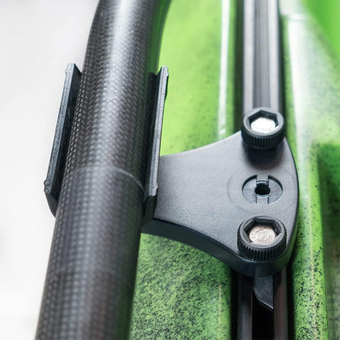 RAILBLAZA QuickGrip Kayak Paddle Holder Clip - Trackmount for Paddle, Pole or Landing Net Storage