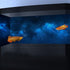 36X18IN Art Starry Aquarium Background with 8 EVA Double-Sided Tape, Starry Fish Tank Decorations