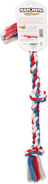 Mammoth Flossy Chews Color Rope Tug, Premium Cotton-Poly Tug Toy for Dogs, Interactive Chew Toy