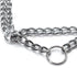 Dog Choker Collar Martingale Collar Training Double Row Chain Heavy Duty Collar for Medium Large Dogs (M-16” (suitable for neck 11-14"))