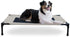 K&H Pet Products Elevated Outdoor Dog Cot Bed for Large Dogs, Portable Washable Dog Hammock Cooling Bed, Heavy Duty