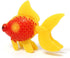 XMHF Aquarium Fish Bowl Tank Artificial Floating Plastic Yellow Red Decor, Goldfish Ornament Fish Tank Decoration, 10PCS
