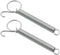 ZRM&E 2pcs 115mm Multifunctional Cage Door Spring Hook, Metal Finger Spring Latch Hook for Pet Cage Door