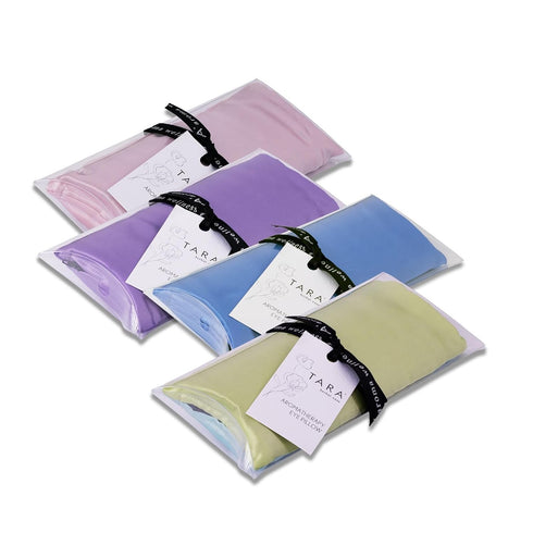 TARA Lavender Silk Eye Pillow for Aromatherapy - Relax and Soothe Eye Strain