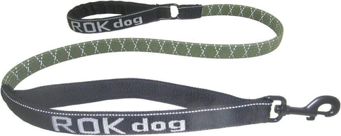 ROK Straps Medium Stretch Leash (54" H x 0.75" W x 0.25" D) in Jungle Camo Color
