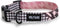 Wolfgang Premium Adjustable Dog Training Collar for Small Medium Large Dogs, Made in USA, Hounds Pink Print, Medium