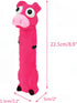 3 Pack 9" CHIWAVA Squeaky Latex Dog Toys Standing Stick Animal Puppy Fetch Interactive Play for Small Medium Dogs