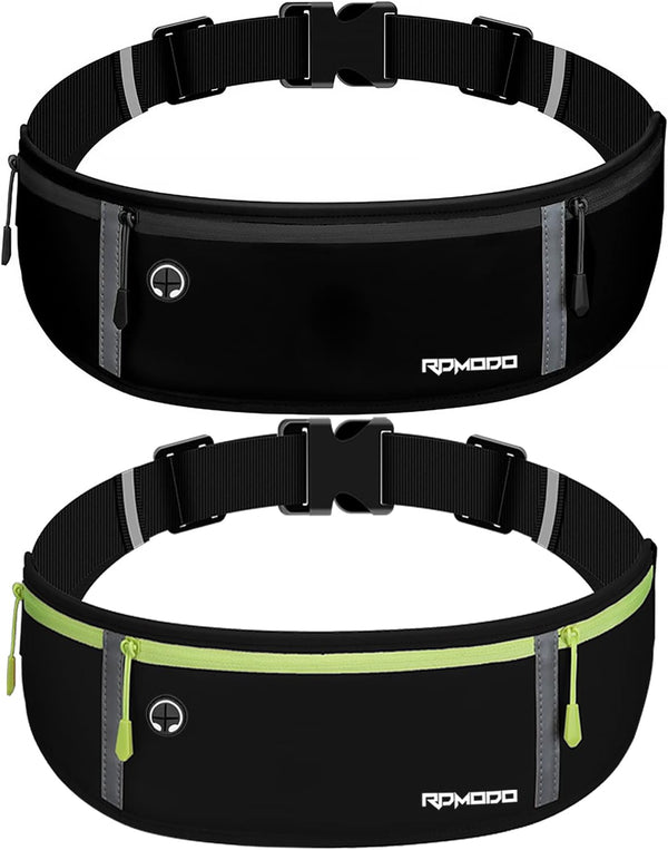 Running Belt for Women Men, Fanny Pack Waist Bag, Phone Holder for Running Workout, Plus Size Waterproof Adjustable