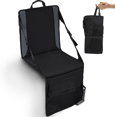 REDCAMP Portable Stadium Seat Bleacher Cushion, Folding Stadium Seats Ground Chair with