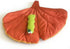 LZYDD Cozy Set Leaf Dual-Use Mat Cat Bed Sofa Protector with a Catnip Caterpillar Self-Play Cat Toy