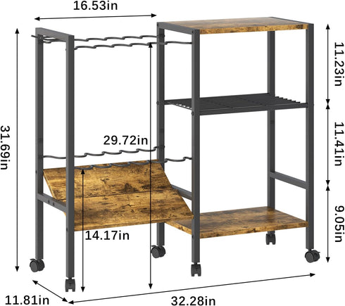 Fishing Rod Rack with Wheels, Metal Fishing Gear Shelf for Up to 12 Rods, Fishing Pole Storage Cart for Home Entryway