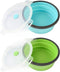 Large Collapsible Dog Bowls, 2 Pack 27 OZ Travel Bowls with Lids for Large Dogs, Lightweight Leak Proof Feeder
