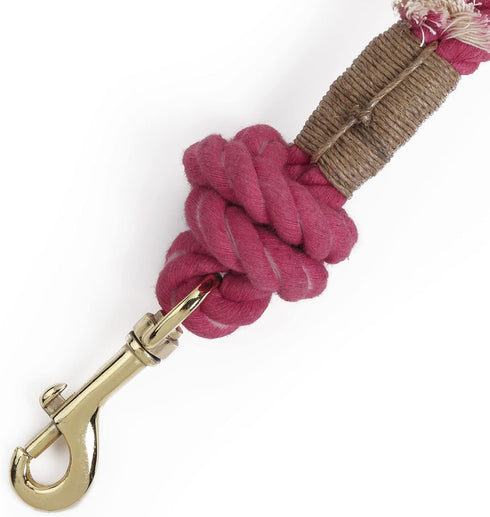 Red Ombre Pink Handmade Rope Leashes for Dogs Rope Dog Leash Rope Cute Dog Leash Braided Dog Leash Cotton Rope Leash for Small Dogs 5FT Organic Cotton