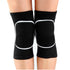 Soft Kneepads Cotton Volleyball Tennis - 1 Pair for Women, Pole Dance Yoga Knee Protector Guards - Black, Size S