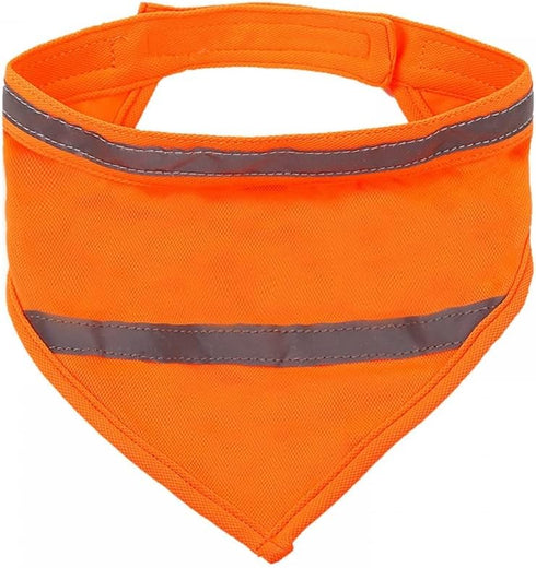 Dog Bandana, Reflective Dogs Towel Bib Adjustable High Visibility Pet Scarf for