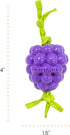 Catstages Bouncing Grape Teether Toy for Cats - Soft Chew with Catnip Coating