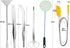 7 in 1 Aquarium Aquascaping Tools Kits,Stainless Steel Aquarium Plant Tools Tweezers Scissors Scrapers for Aquarium Tank Clean Fish Tank Aquascape Tools Sets by Lxiyu