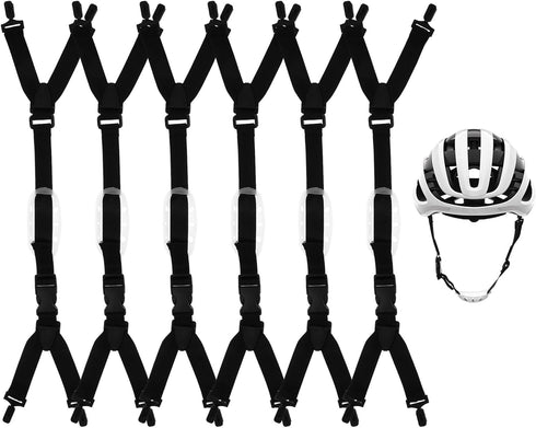 Veemoon 6pcs Adjustable Helmet Chin Replacement Strap, Padded Chin Strap, Universal Helmet Accessory Repair Kit