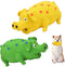 Pig Squeaky Dog Toy, 2 PCS Interactive Rubber Dog Chew Toy -