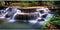AWERT 48x18 inches Waterfall Terrarium Background, Tropical Rainforest Aquarium Background for Reptile Habitat (Vinyl)