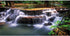 AWERT 48x18 inches Waterfall Terrarium Background, Tropical Rainforest Aquarium Background for Reptile Habitat (Vinyl)