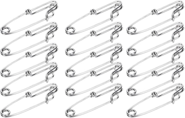 Gsycle 15pcs Tuna Clips, Stainless Steel Fishing Snap Clips Longline Branch Hangers Snap
