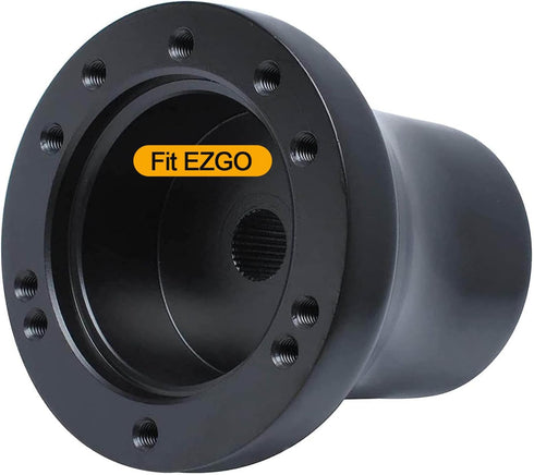 MOSNAI EZGO Steering Wheel Adapter for EZGO TXT and RXV Golf Carts, Mounting Adapter (Black)