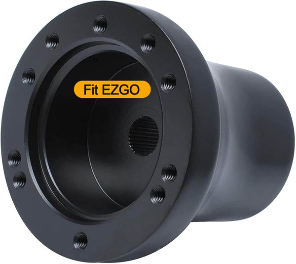 MOSNAI EZGO Steering Wheel Adapter for EZGO TXT and RXV Golf Carts, Mounting Adapter (Black)