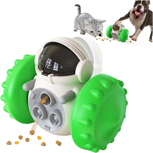 GDYOUCHAI Dog Treat Leaking Toy Pet Puzzle Interactive Tumbler Toy Puppy Cat Slow