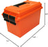 MTM AC50C-35 Ammo Can, 50-Caliber, Heavy-Duty, Water Resistant, Rugged Polypropylene Plastic, USA Made, Orange