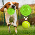 4.5” Heavy Duty Squeaky Dog Balls - 4 Pack Indestructible Toys for Medium Large Dogs, Spike Balls for Clean Teeth
