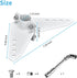 Haoguo Steering Triangle, Compatible with Newport NK-180S Brushless Kayak Motor, Stainless Steel Structure