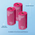 Best Pet Supplies Dog Poop Bags (150 Bags) for Waste Cleanup, Leak Proof, Pink Heart