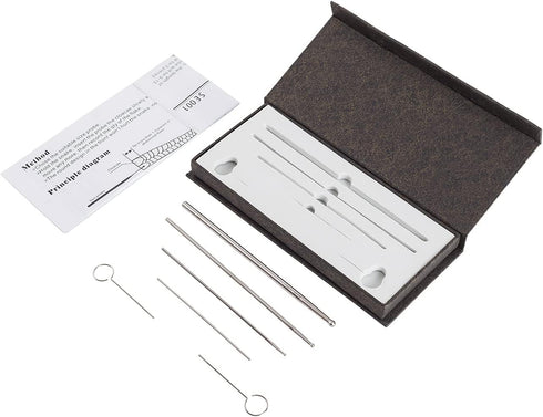 REPTI ZOO Snake Probe Kit, 6 Pieces Round Ball Tip Professional Reptiles Snake Sexing Probes Set
