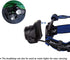 Red Light Headlamp, 3 Mode Zoomable Red LED Headlight, Adjustable Focus for Astronomy, Night Observation