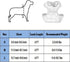 Dog Harness and Leash Set: Soft Mesh No Pull Vest with Bowtie for Small Dogs & Cats (Large, Grey Plaid)